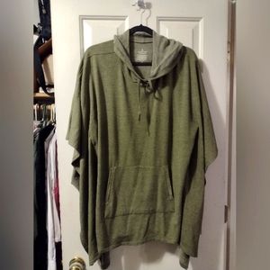 Cuddl Duds ComfortWear, French Terry Poncho S/M